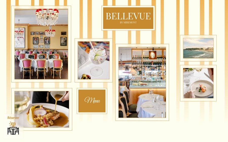 Site Brasserie Bellevue par Softbird